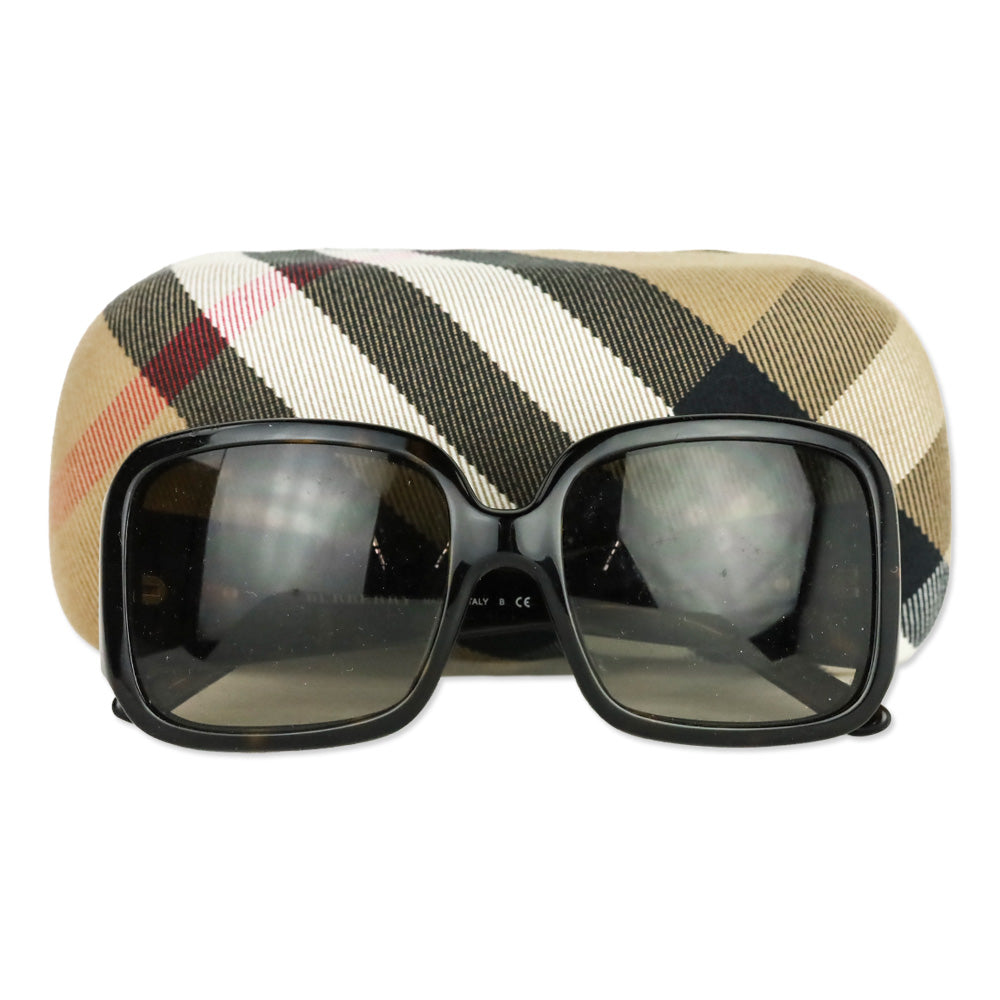Burberry Tortoise Shell Oversized Square Sunglasses
