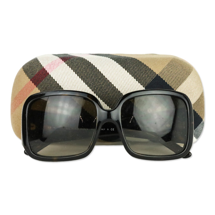Burberry Tortoise Shell Oversized Square Sunglasses