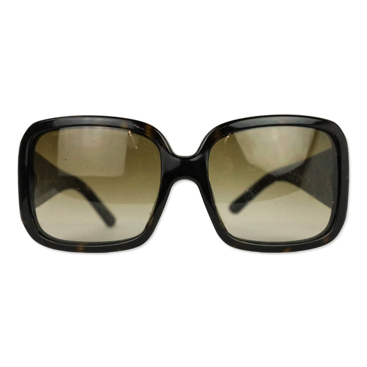 Burberry Tortoise Shell Oversized Square Sunglasses