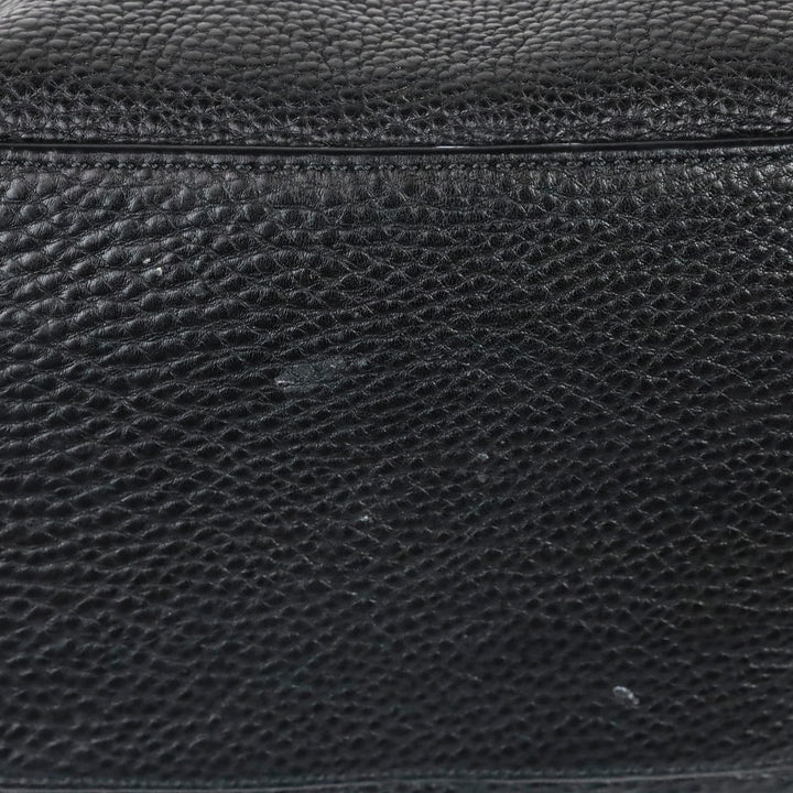 Burberry Black Grained Leather Small Maidstone Tote