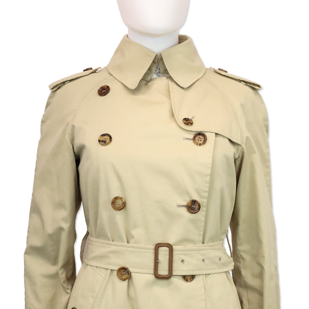 Burberry Tan Wool-Lined Trench Coat