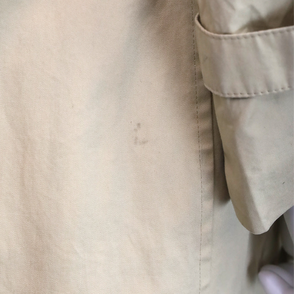 Burberry Tan Wool-Lined Trench Coat