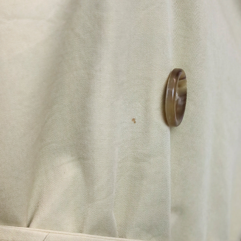 Burberry Tan Wool-Lined Trench Coat