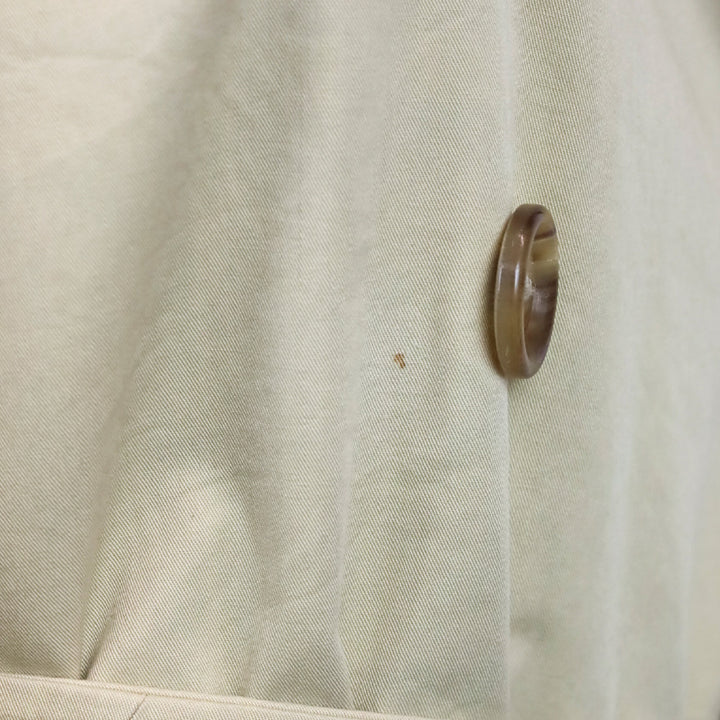 Burberry Tan Wool-Lined Trench Coat