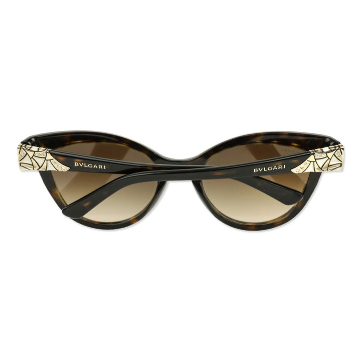 Bvlgari BV8156B Cat-Eye Havana Tortoise-Shell Sunglasses