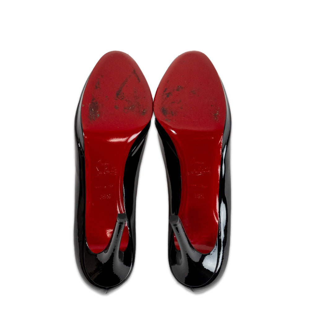 CHRISTIAN LOUBOUTIN PATENT LEATHER PUMPS