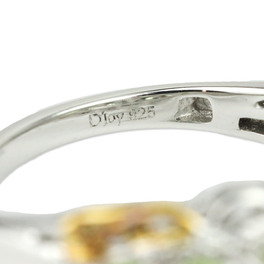 Calabar Tourmaline Ring in Vermeil YG and Platinum Over Sterling Silver