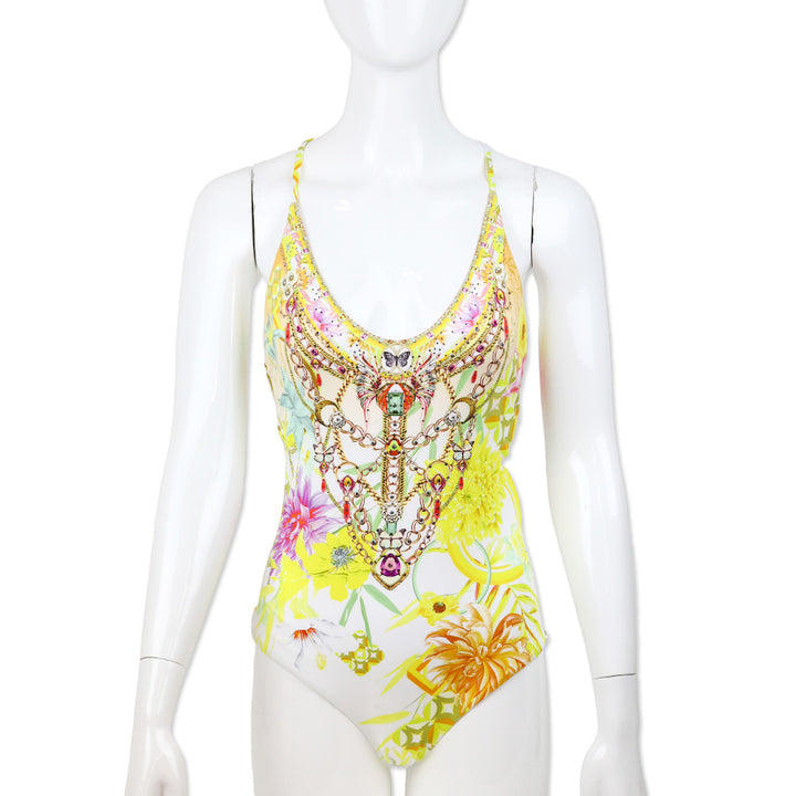 Camilla How Does Your Garden Grow Scoop Neck One Piece Swimsuit