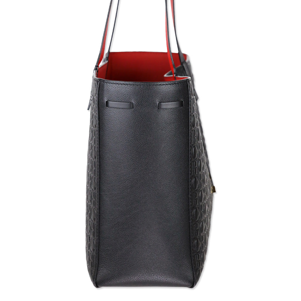 Carolina Herrera Black 'Editors Tote' Large Shoulder Bag