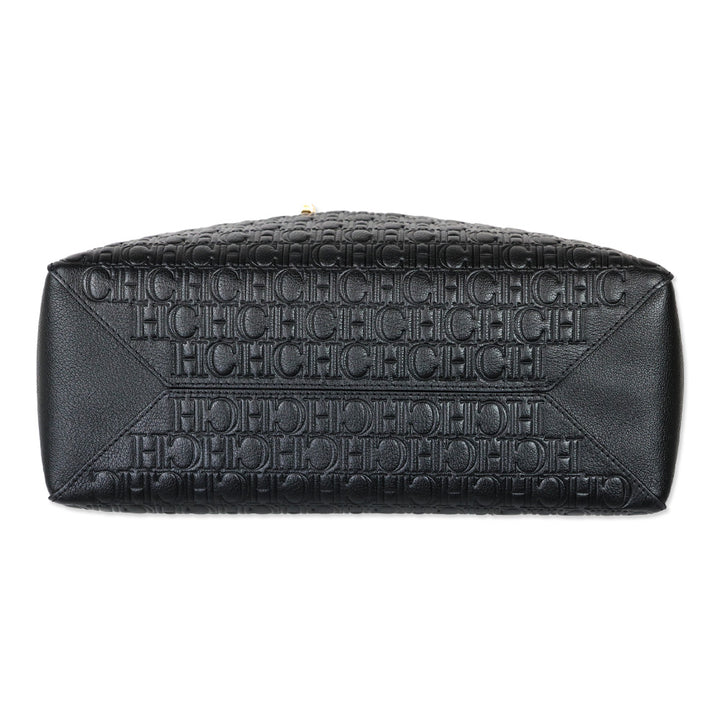 Carolina Herrera Black 'Editors Tote' Large Shoulder Bag