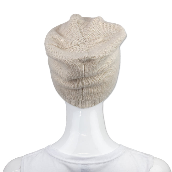 Carolyn Rowan Cashmere Blend Knit Beanie with Rhinestones