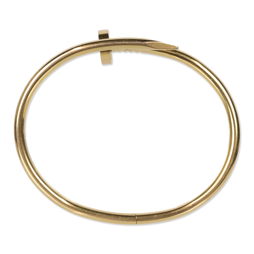 Cartier 18K Yellow Gold Juste Un Clou Bracelet