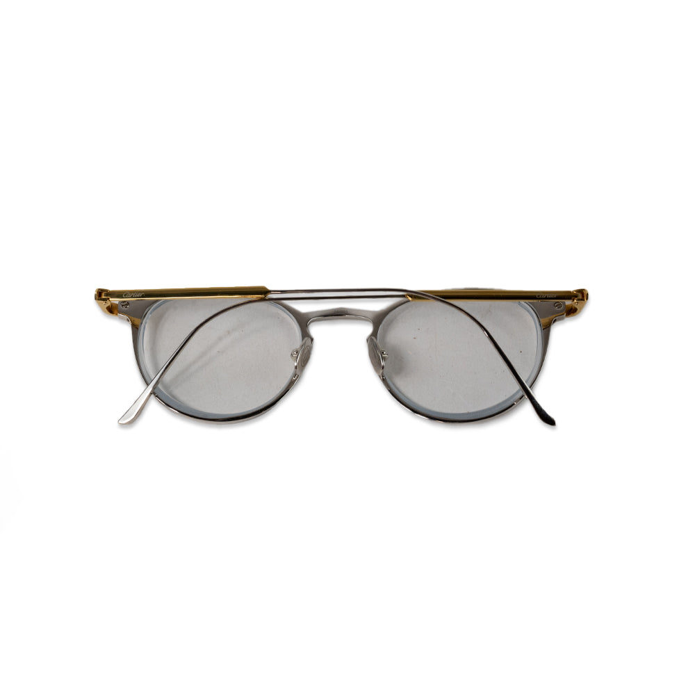 Cartier T00210 Gold and Silver Eyeglasses