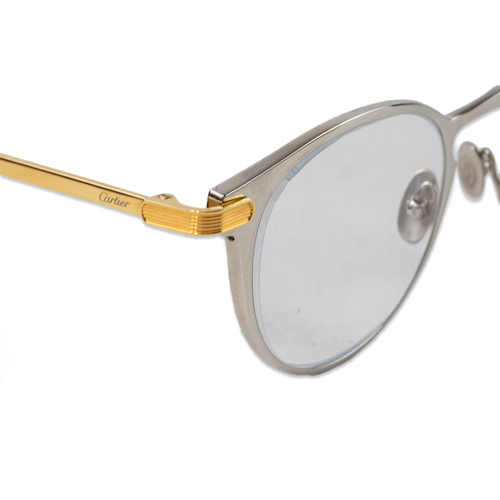 Cartier T00210 Gold and Silver Eyeglasses