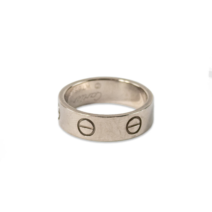 Cartier White Gold Love Ring