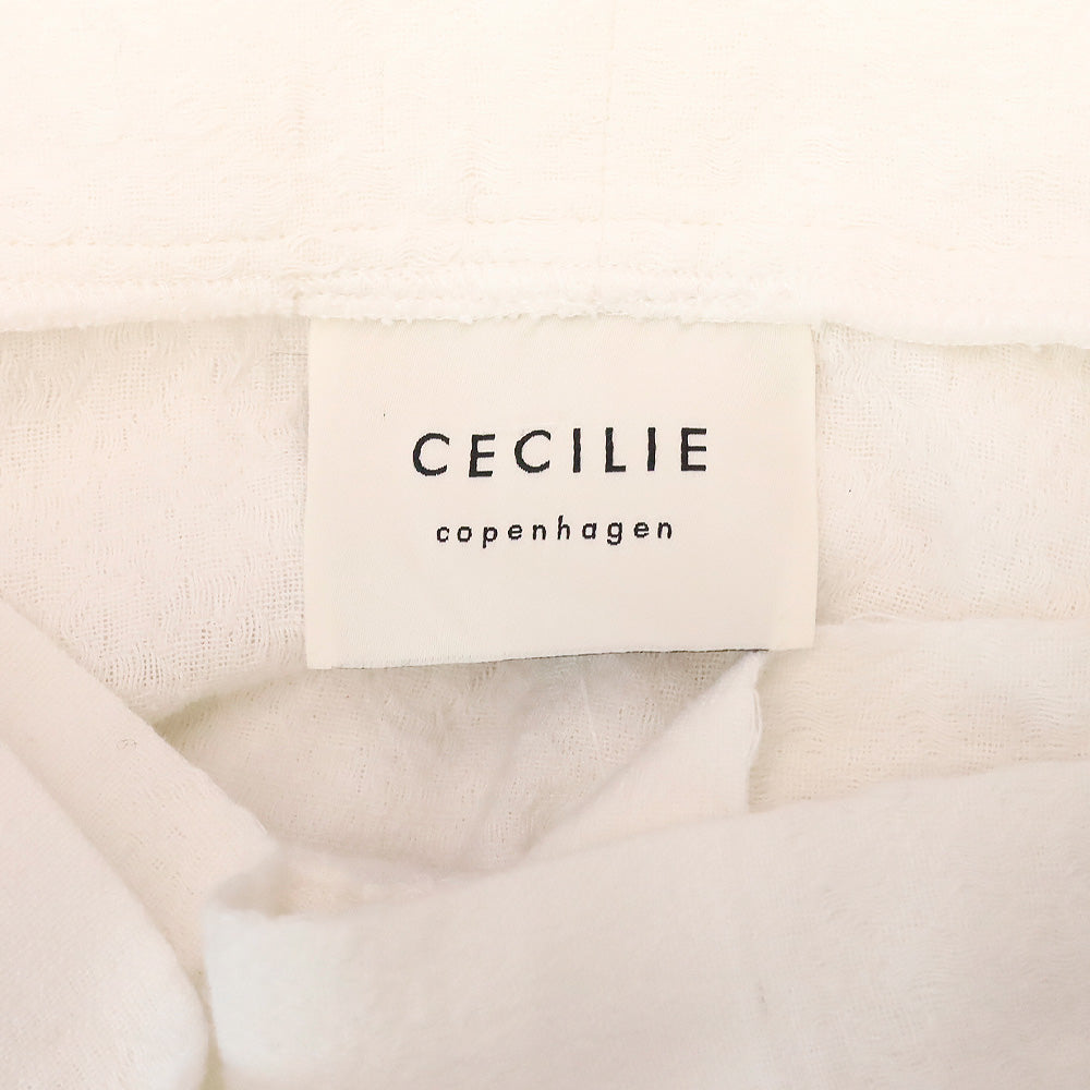 Cecilie Copenhagen Topanga White Off the Shoulder Halter Top