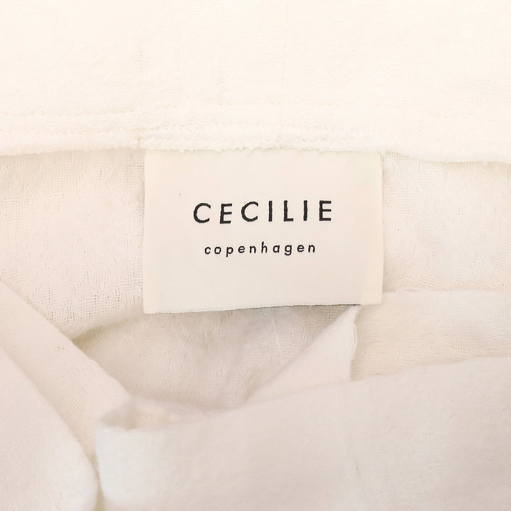 Cecilie Copenhagen Topanga White Off the Shoulder Halter Top