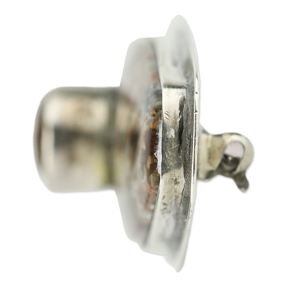 Celia Sebiri Sterling Silver/Citrine Oval Brooch Pin