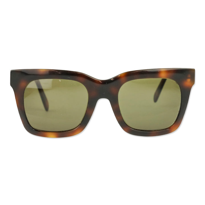 Celine Classic Havana Acetate Luca Square Prescriptions Sunglasses