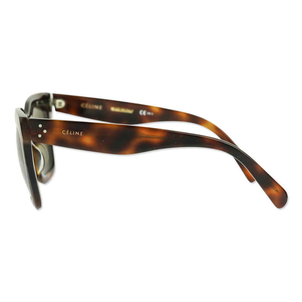 Celine Classic Havana Acetate Luca Square Prescriptions Sunglasses