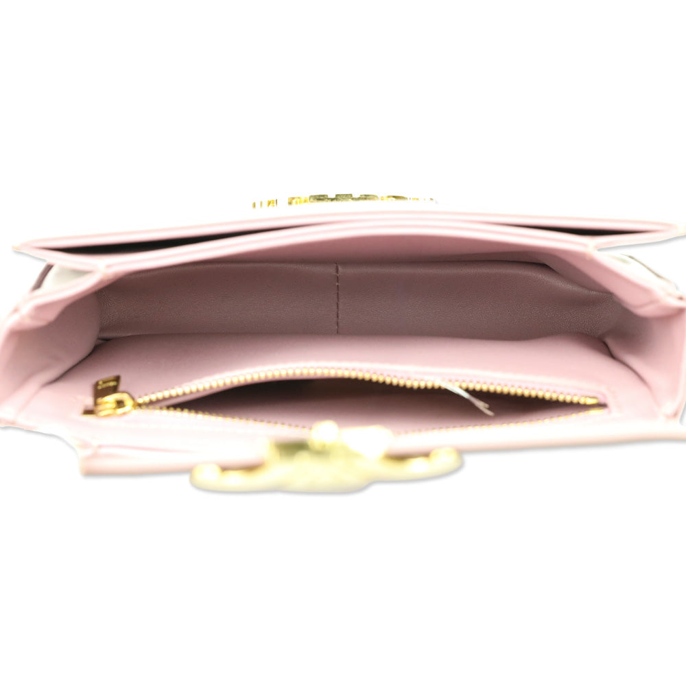 Celine Petal Shiny Calfskin Teen Triomphe Bag
