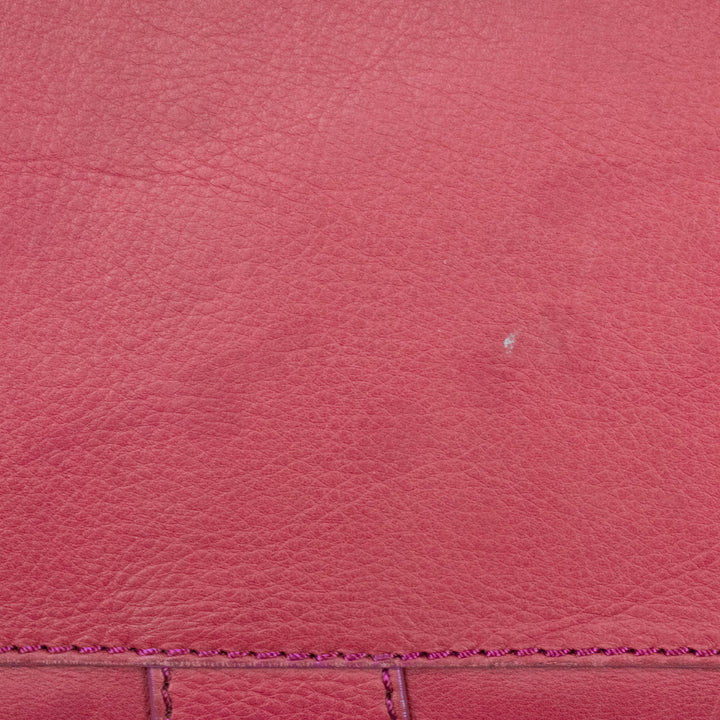 Celine Pink Leather Satchel Handbag