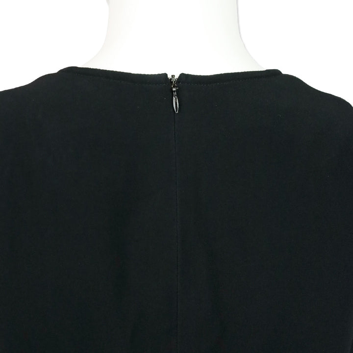 Celine Vintage Black V-Neck Sleeveless Tunic
