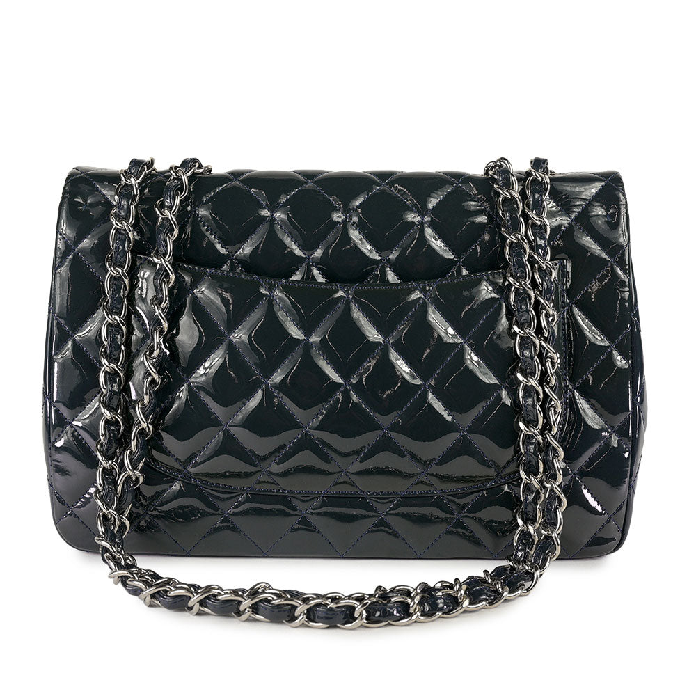 Chanel Dusk Patent Leather Jumbo Classic Single Flap Bag