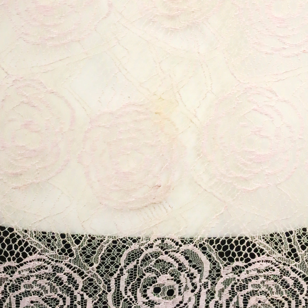 Chanel 2004 Nude Camellia Lace Tank Top