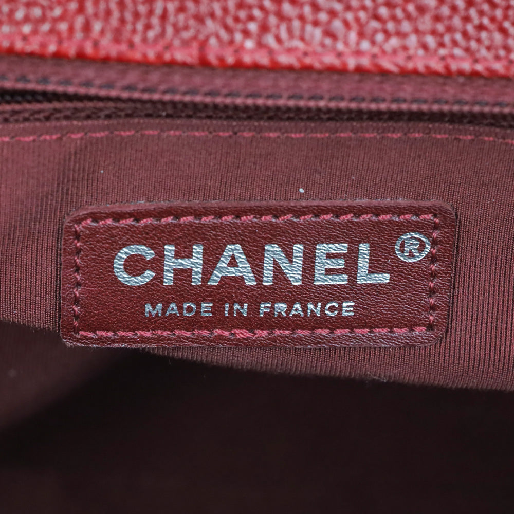 Chanel 2014 Burgundy Quilted Caviar Leather Large Boy Bag with Ruthenium Hardware