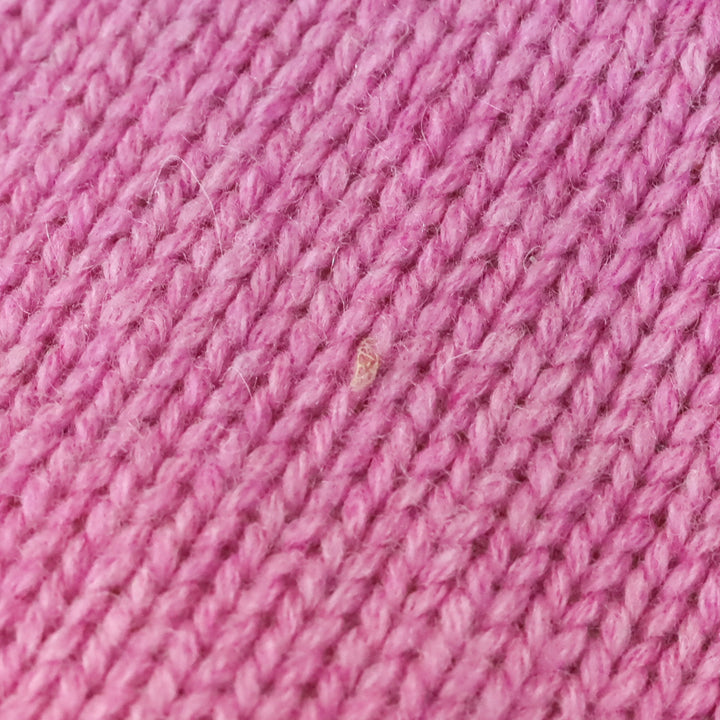 Chanel 2020 Pink Cashmere Knit Pearl Logo Crewneck Sweater