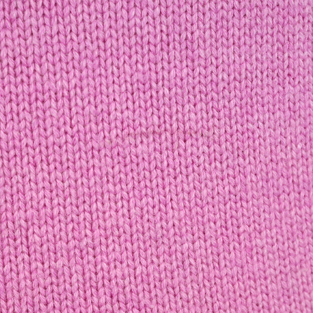 Chanel 2020 Pink Cashmere Knit Pearl Logo Crewneck Sweater