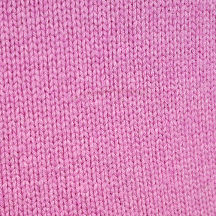 Chanel 2020 Pink Cashmere Knit Pearl Logo Crewneck Sweater