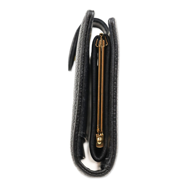 Chanel Black Caviar Leather Mini CC Snap Wallet