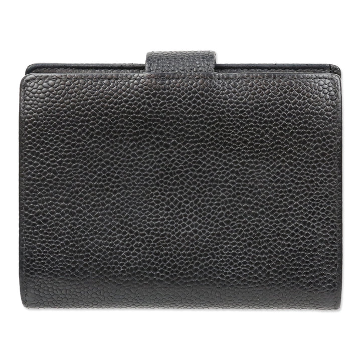 Chanel Black Caviar Leather Mini CC Snap Wallet