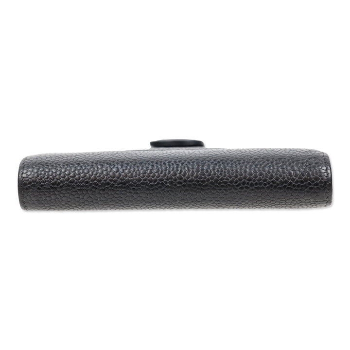 Chanel Black Caviar Leather Mini CC Snap Wallet