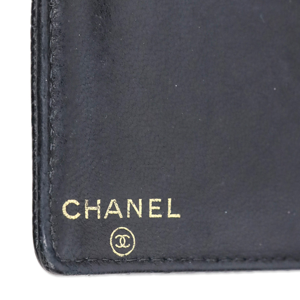 Chanel Black Caviar Leather Mini CC Snap Wallet