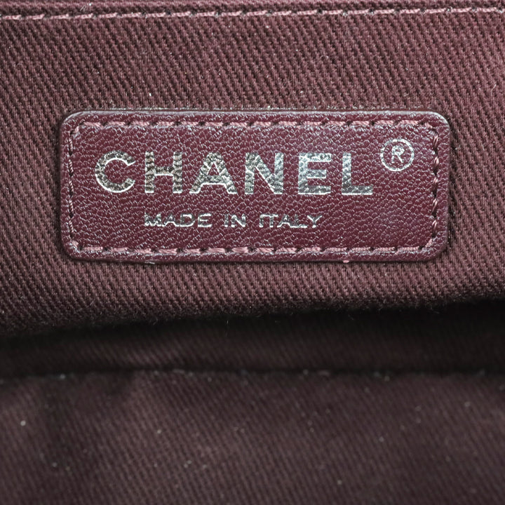 Chanel Black Glazed Calfskin Small Easy Flap Bag