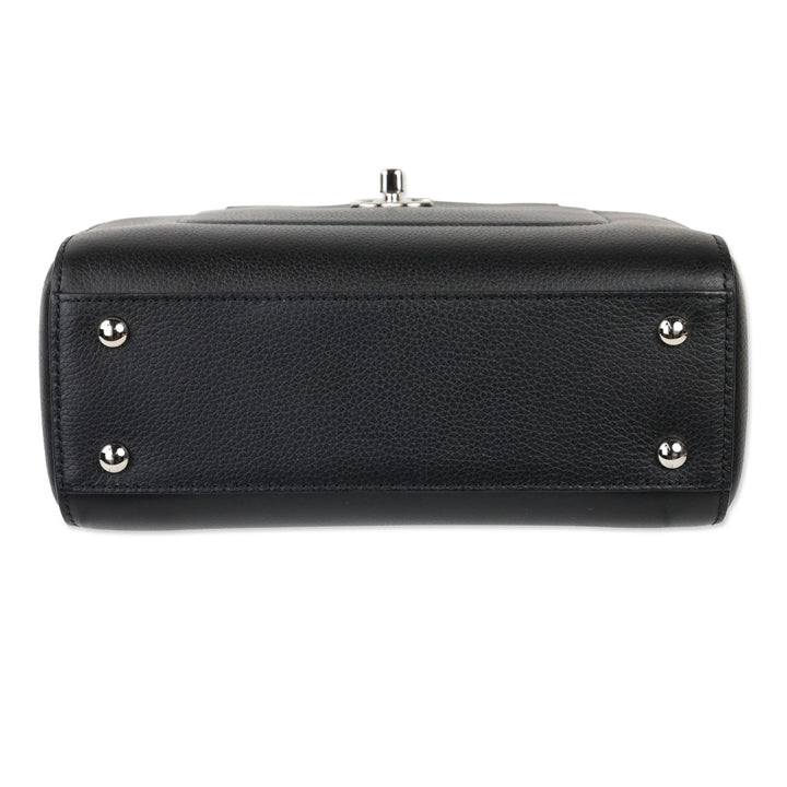 Chanel Black Grained Calfskin Leather Mini Neo Executive Tote Bag