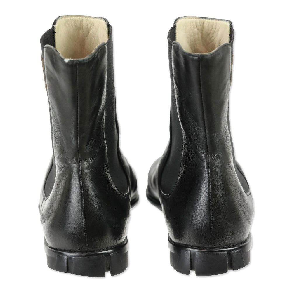 Chanel Black Lambskin Chelsea Boot