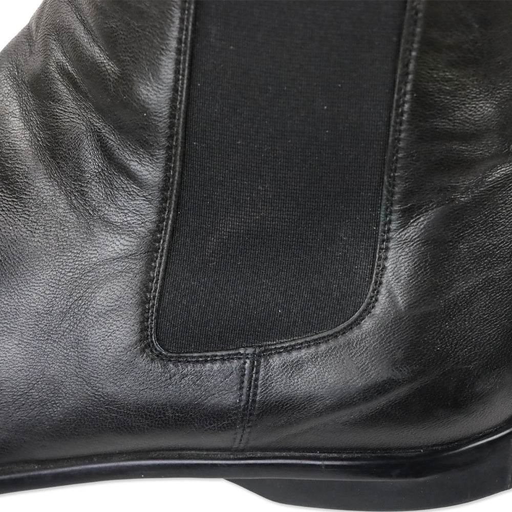 Chanel Black Lambskin Chelsea Boot