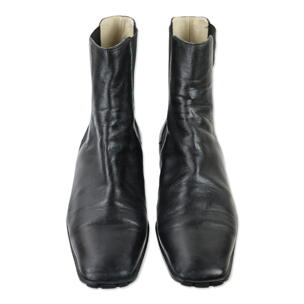 Chanel Black Lambskin Chelsea Boot