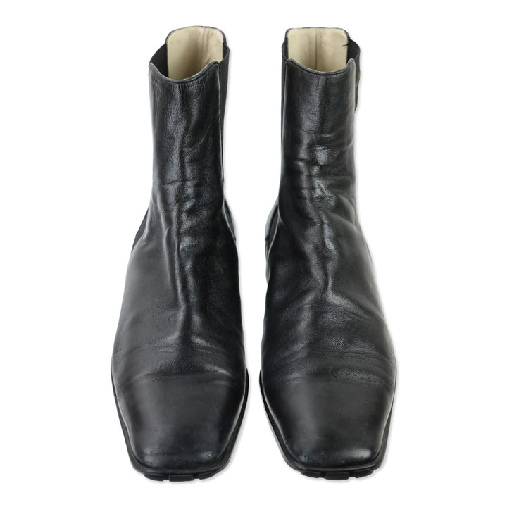 Chanel Black Lambskin Chelsea Boot