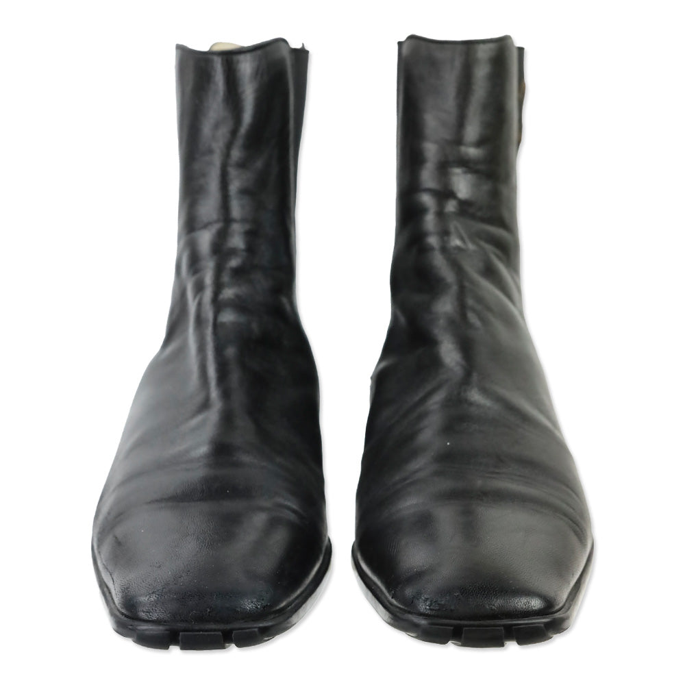 Chanel Black Lambskin Chelsea Boot