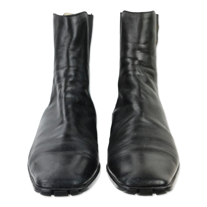 Chanel Black Lambskin Chelsea Boot