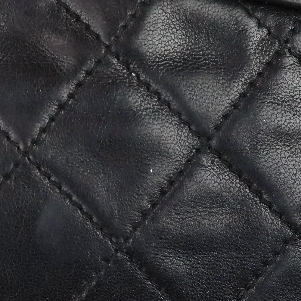 Chanel Black Quilted Leather Camera Bag