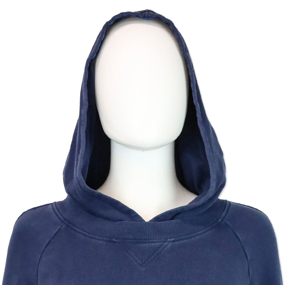 Chanel FW 2013 Navy Paint Logo Hoodie