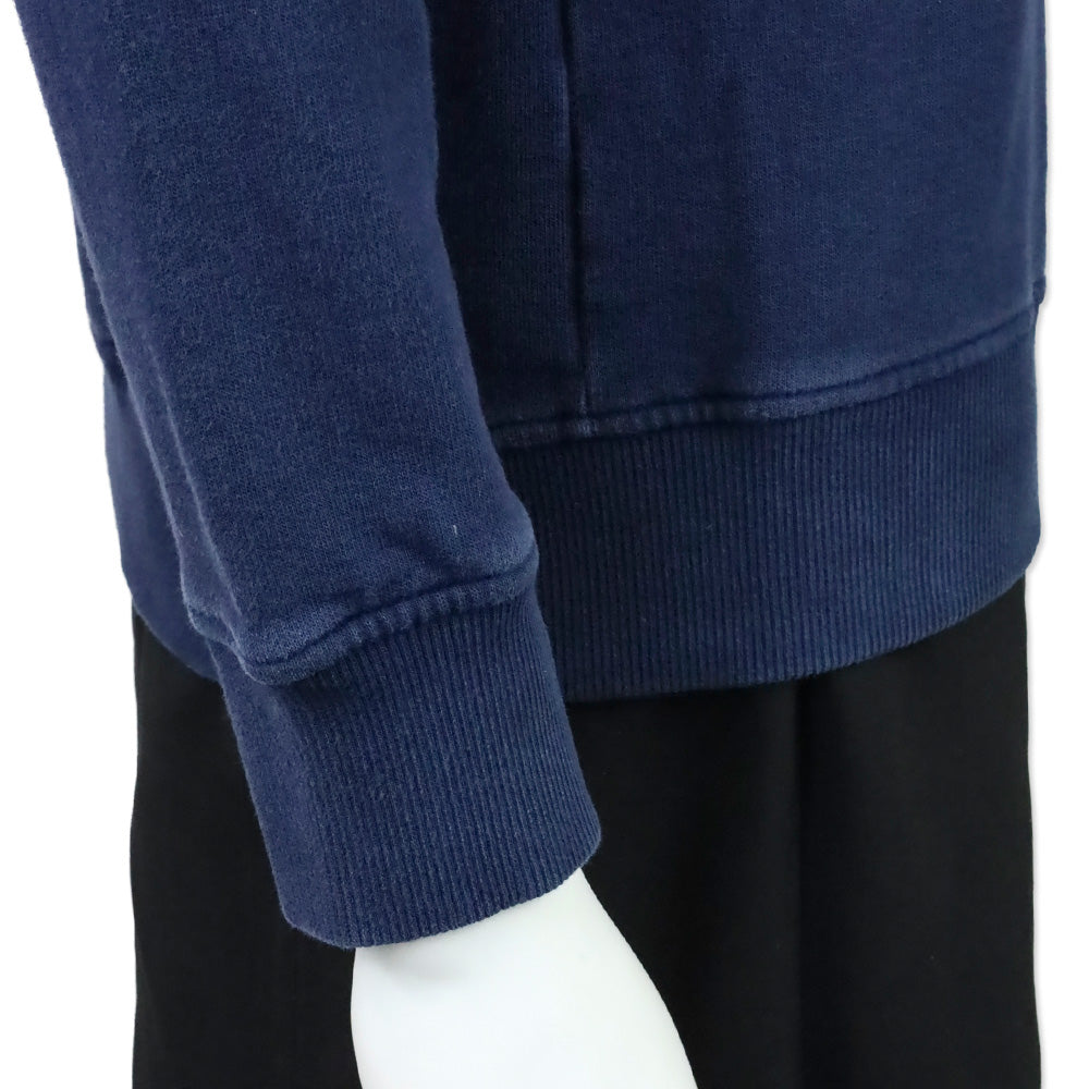 Chanel FW 2013 Navy Paint Logo Hoodie