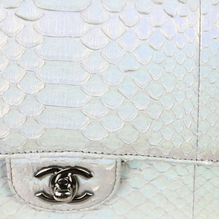Chanel Iridescent Exotic Python Medium Classic Flap 11.12 Bag