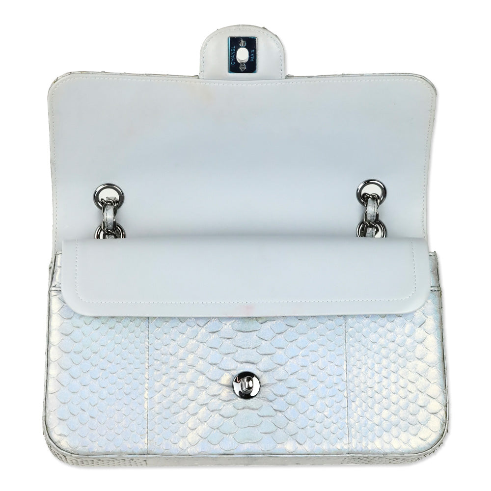 Chanel Iridescent Exotic Python Medium Classic Flap 11.12 Bag